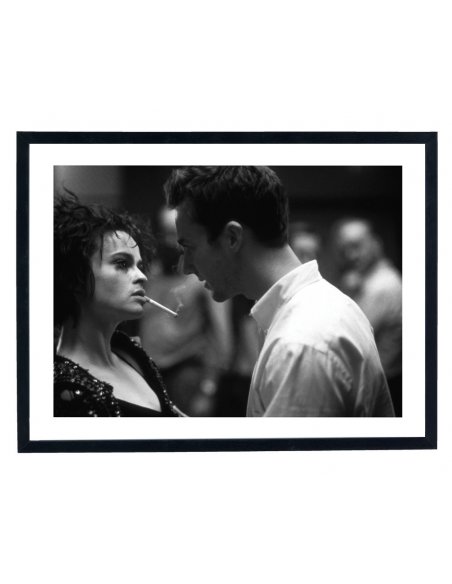 Tableau film Fight Club - Affiche cinéma noir et blanc