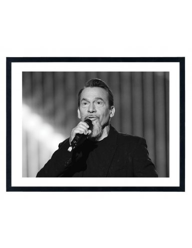 Tableau Florent Pagny Affiche chanteur fran ais vintage