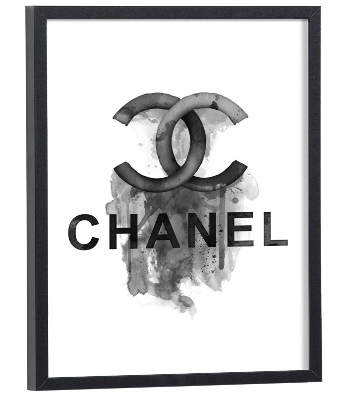 Tableau Chanel noir et blanc