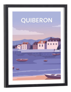 Affiche Quiberon vintage