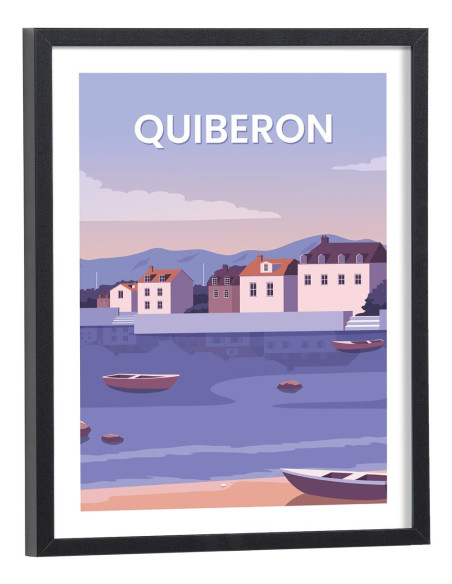 Affiche Quiberon vintage