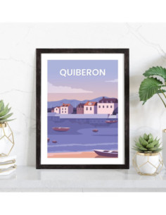 Affiche Quiberon vintage 2