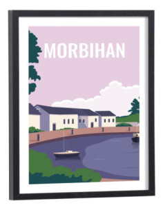 Affiche Morbihan vintage