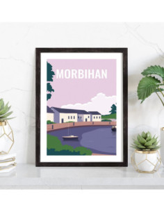 Affiche Morbihan vintage 2
