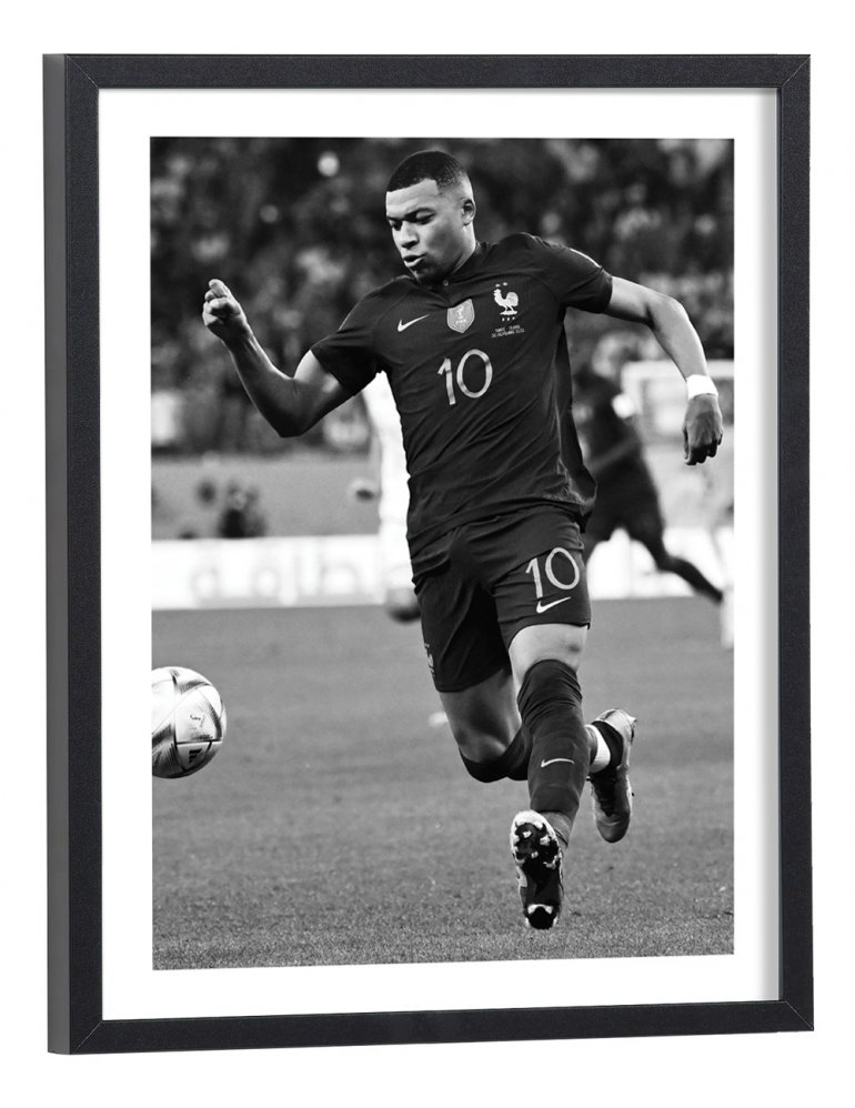 Affiche Kylian Mbappé Paris football 2023 - Poster