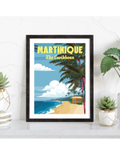 Affiche Martinique vintage 2
