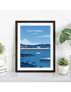 Affiche Cap Ferret vintage 2