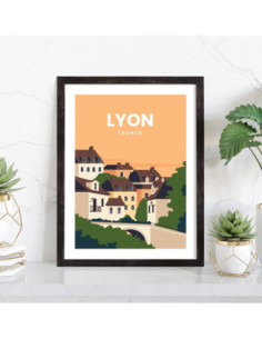 Affiche Lyon vintage 2