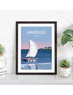 Affiche Marseille vintage 2
