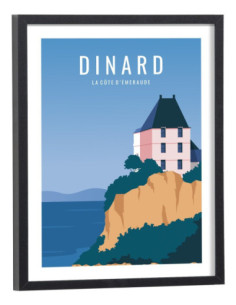 Affiche Dinard vintage