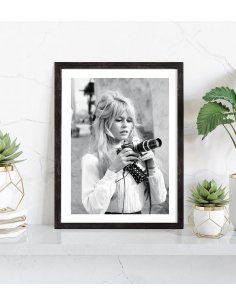 Affiche Brigitte Bardot noir et blanc 2