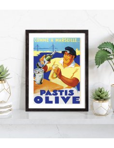 affiche publicitaire pastis vintage 2