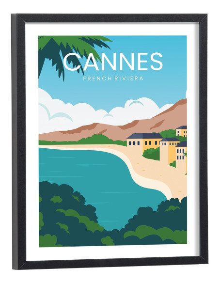 Affiche Cannes vintage