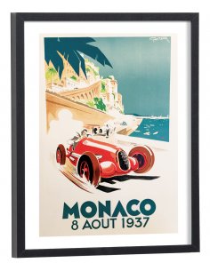 Affiche Grand prix Monaco 1937