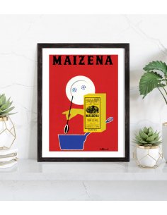 Affiche publicitaire Maizena vintage 2