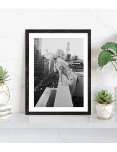 Tableau Marilyn Monroe noir et blanc 2
