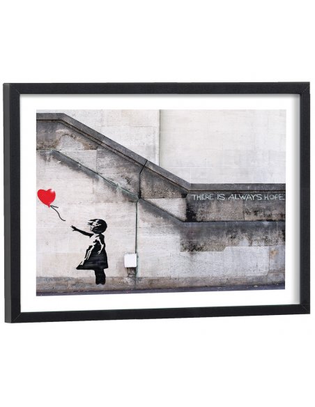 Tableau Banksy Petite fille au ballon