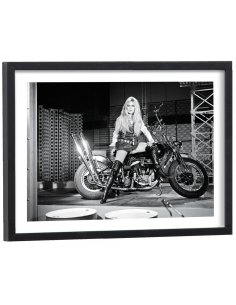 Tableau Brigitte Bardot Harley Davidson