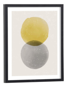 Tableau Abstrait formes Extra