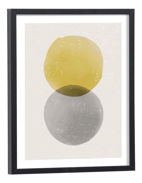 Tableau Abstrait formes Extra