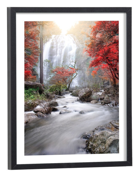 Affiche Paysage cascade sous le soleil