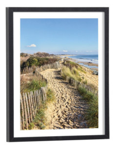 Affiche Chemin de sable sur la plage