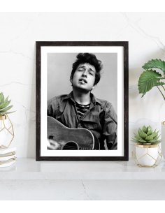 Tableau Bob Dylan noir et blanc 2