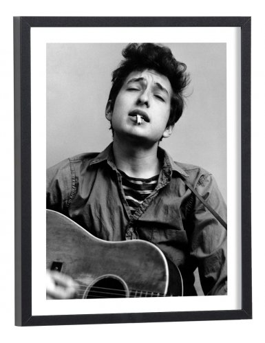Tableau Bob Dylan noir et blanc
