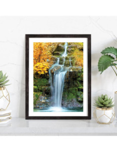 Affiche Cascade d'eau dans la nature 2