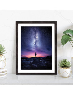 Affiche Contempler le ciel étoilé univers 2