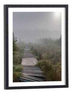 Affiche Chemin dans le brouillard