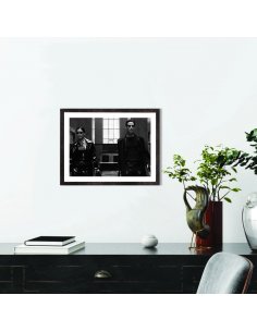 Tableau film Matrix noir et blanc 2