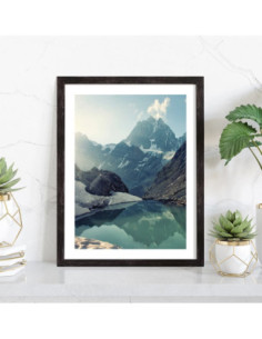 Affiche Lac au milieu des montagnes 2