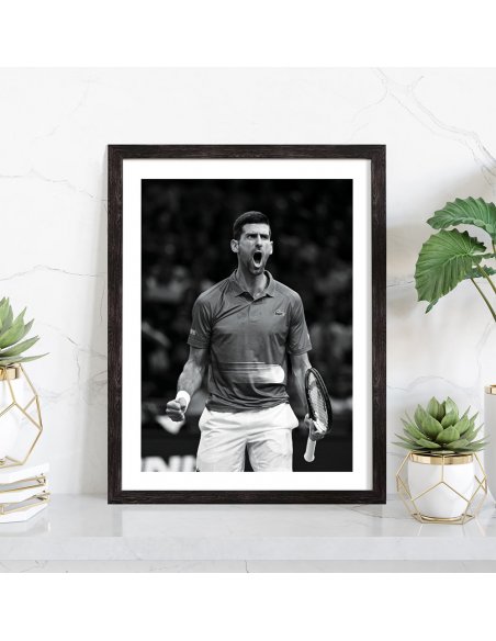 Affiche Djokovic, poster tennis