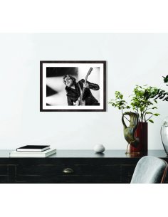 Tableau Matthieu Chedid noir et blanc 2