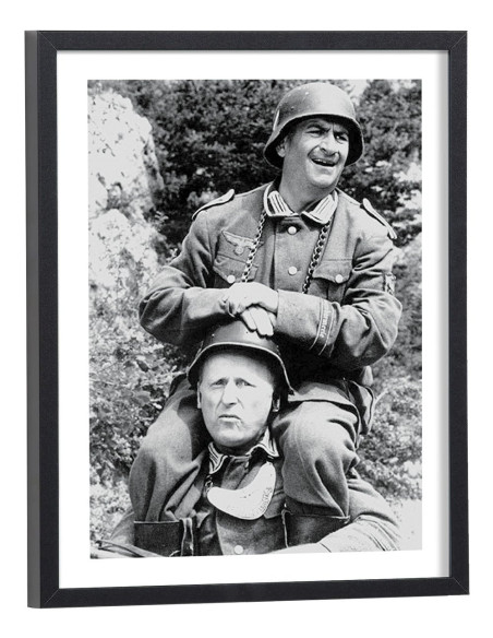 Affiche La grande vadrouille noir et blanc