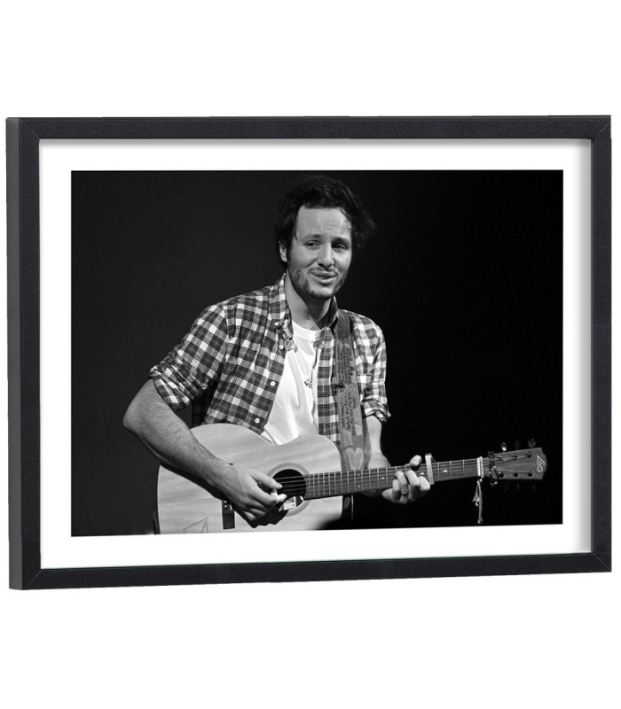 Tableau de Vianney concert noir et blanc