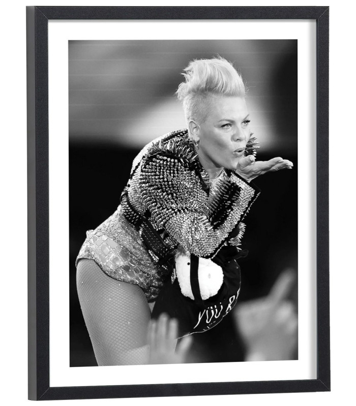 Tableau Pink noir et blanc