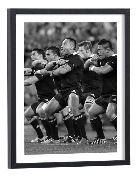 Affiche Rugby Haka Nouvelle Zélande