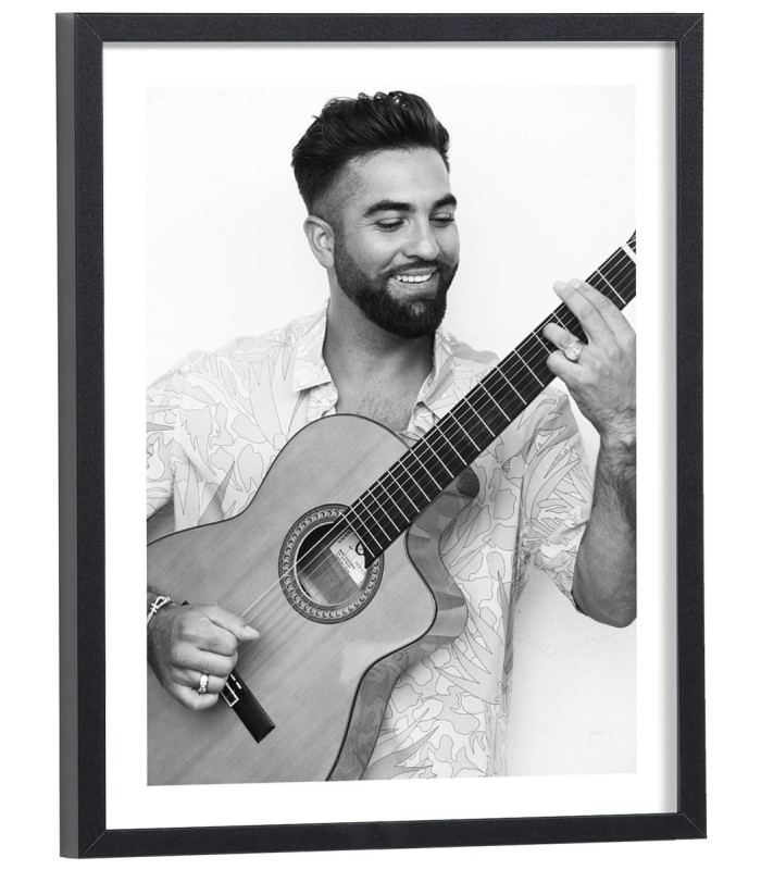 Tableau Kendji noir et blanc