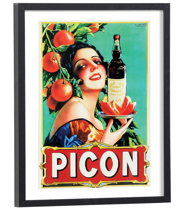 Affiche publicitaire pub Picon