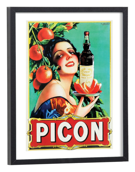 Affiche publicitaire pub Picon
