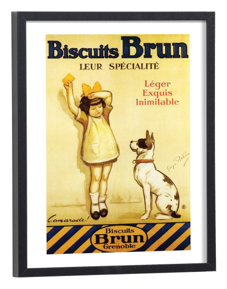 Affiche Pub Biscuits Bruns