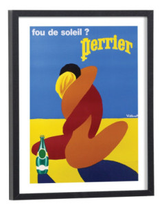 Affiche Pub vintage Perrier