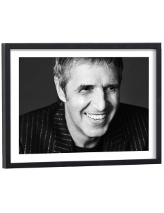 Affiche Julien Clerc noir et blanc