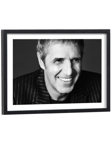 Affiche Julien Clerc noir et blanc