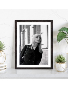 Affiche France Gall noir et blanc 2