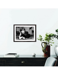 Affiche Françoise Hardy noir et blanc 2