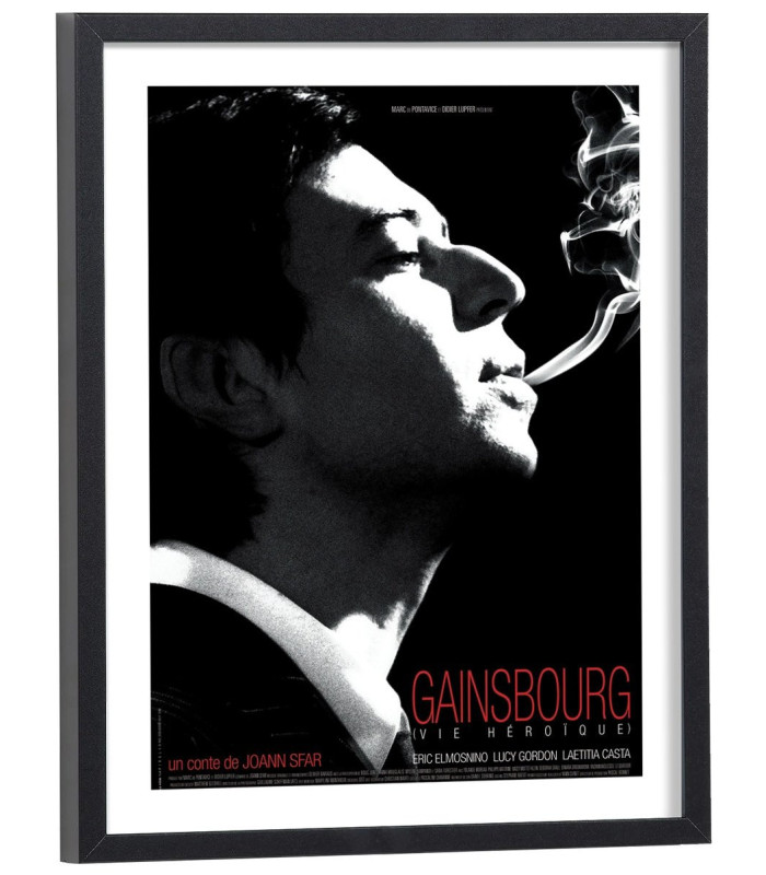 Affiche film Gainsbourg Vie héroïque