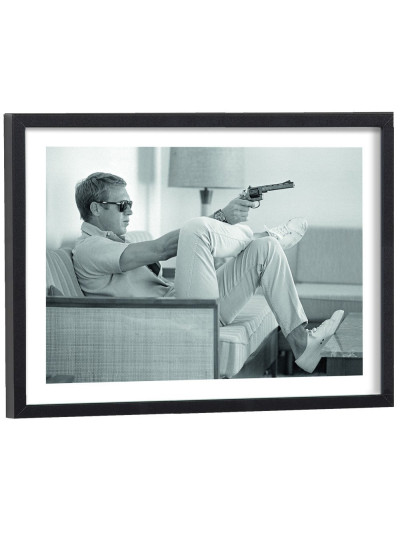 Tableau Steve McQueen Revolver